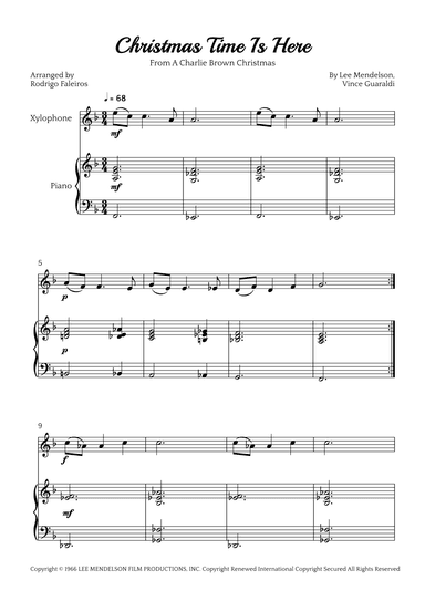 Christmas Time Is Here (arr. Rodrigo Faleiros)