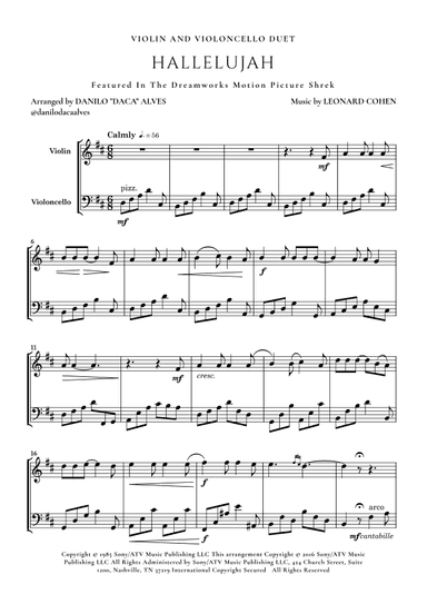 Hallelujah (arr. Danilo "Daca" Alves)