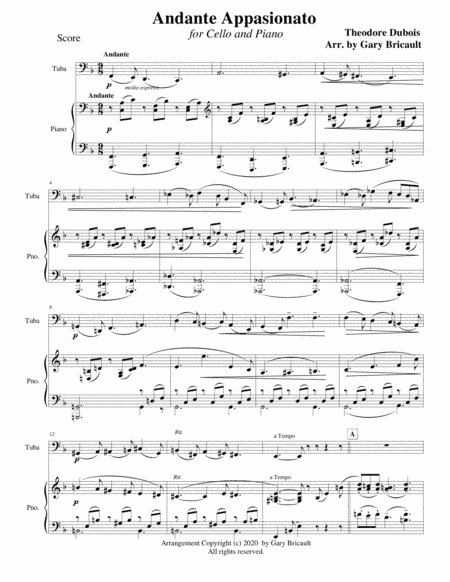 Andante Appasionato (arr. Gary Bricault)