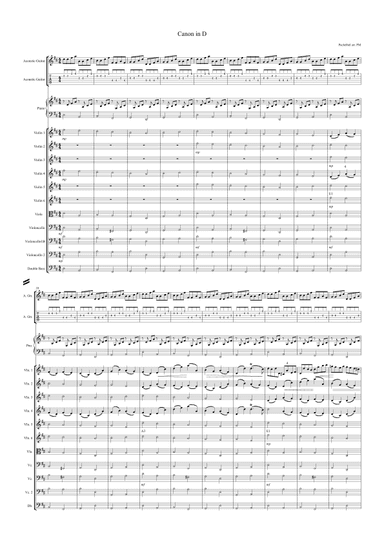 Canon in D (for beginners) (arr. Pam Moutoussi)