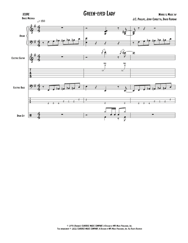 Green-eyed Lady (arr. Bruce Muckala)