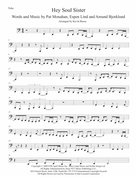 Hey, Soul Sister (arr. Kevin Busse)