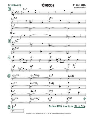 Windows (arr. Rob Ames)