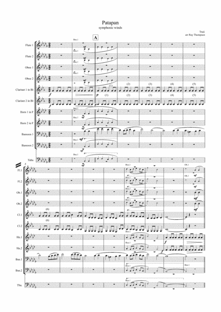 Patapan - symphonic wind ensemble (arr. Ray Thompson)