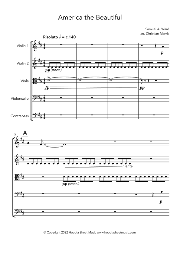 America the Beautiful (arr. Christian Morris)