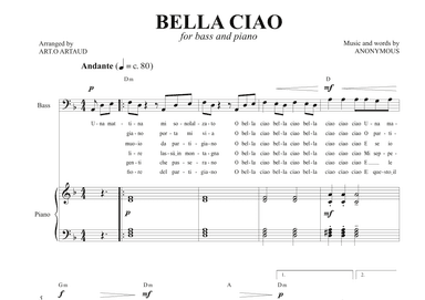 Bella Ciao (arr. Art.o Artaud)