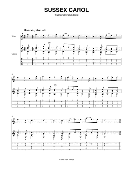 Sussex Carol (arr. Mark Phillips)