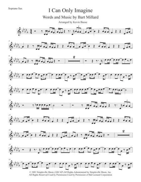 I Can Only Imagine (arr. Kevin Busse)