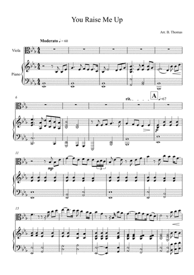 You Raise Me Up (arr. B. Thomas)