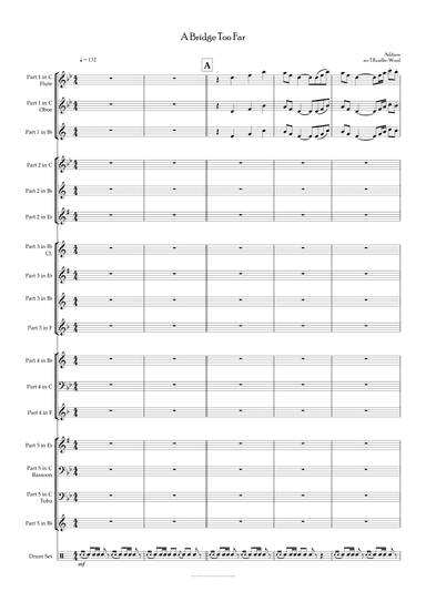 A Bridge Too Far (arr. Tom Rundle-Wood)
