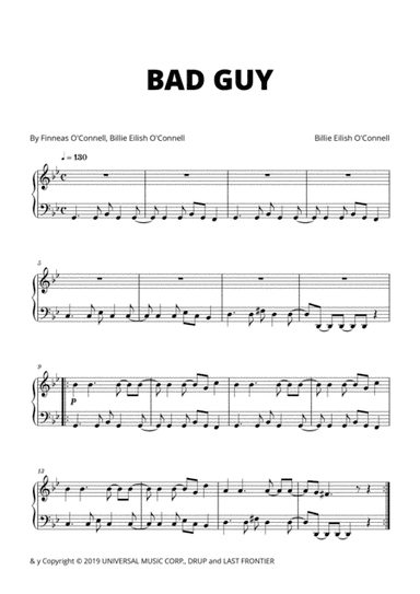 Bad Guy (arr. Cadenza Editions)