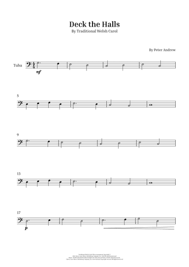 Deck the Halls (arr. Peter Andrew)