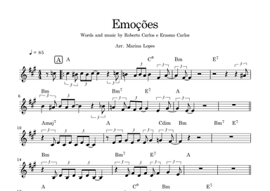 Emocoes (arr. Marina Lopes)