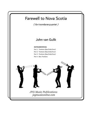 Farewell to Nova Scotia (arr. John van Gulik)