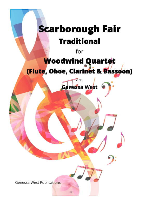 Scarborough Fair For Flute, Oboe, Clarinet & Bassoon (arr. Genessa West)