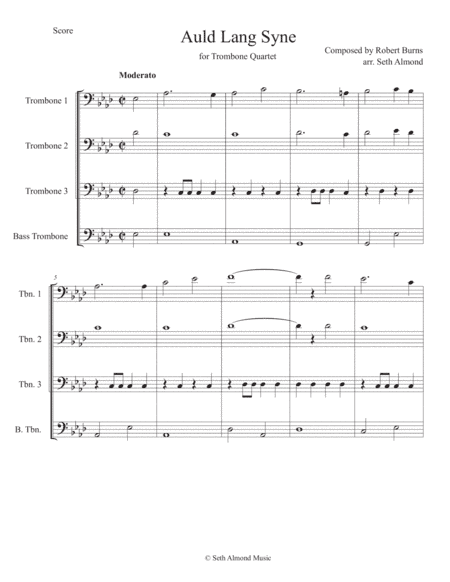 Auld Lang Syne (arr. Seth Almond)