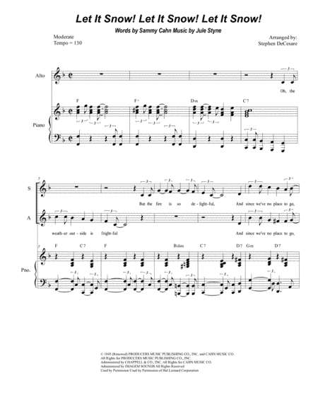 Let It Snow! Let It Snow! Let It Snow! (arr. Stephen DeCesare)