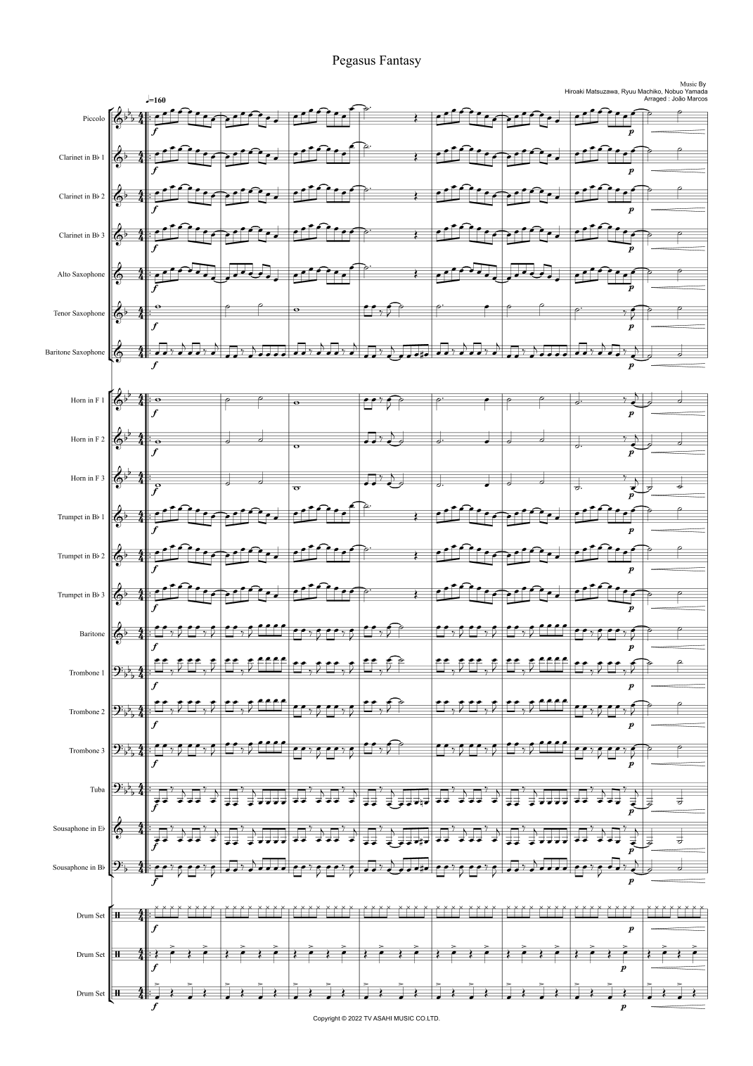 Pegasus Fantasy (arr. João Marcos Maciel)