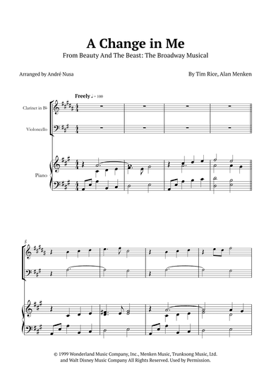 A Change In Me (arr. André Nusa)