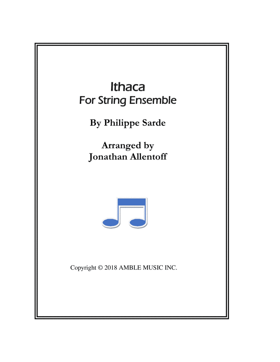 Ithaca (arr. Jonathan Allentoff)