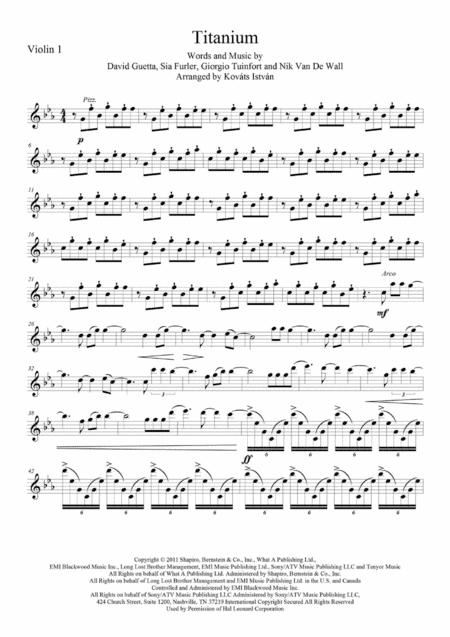 Titanium (arr. Kovats Istvan)