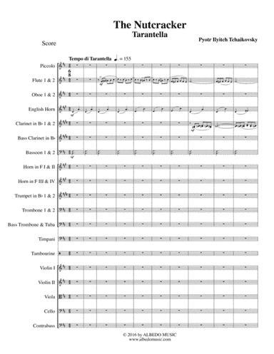 Tarantella from The Nutcracker for Full Orchestra (arr. Doug Clyde)