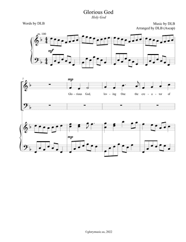 Glorious God