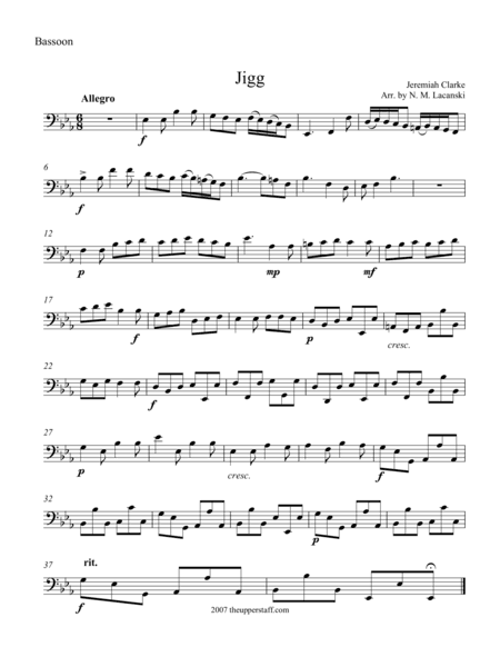 Jigg (arr. Nick Lacanski)