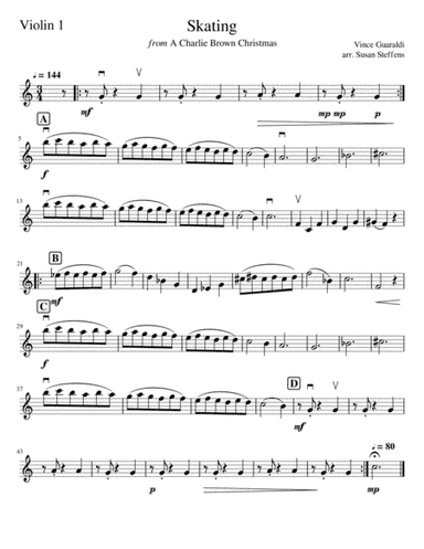 Skating (arr. Steffens Creative)