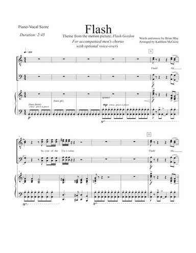 Flash To The Rescue (arr. Kathleen McGuire)