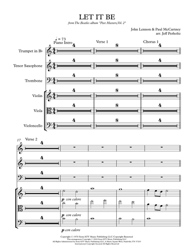 Let It Be (arr. Jeff Perholtz)