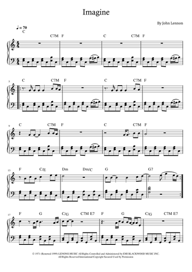 Imagine (arr. Rafaela Moreira)