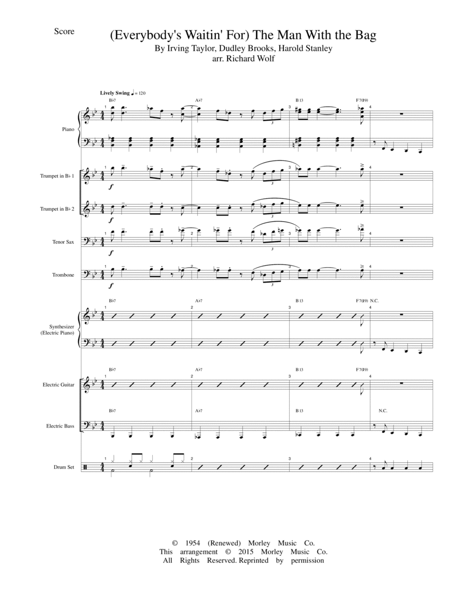 (everybody's Waitin' For) The Man With The Bag (arr. Richard Wolf)