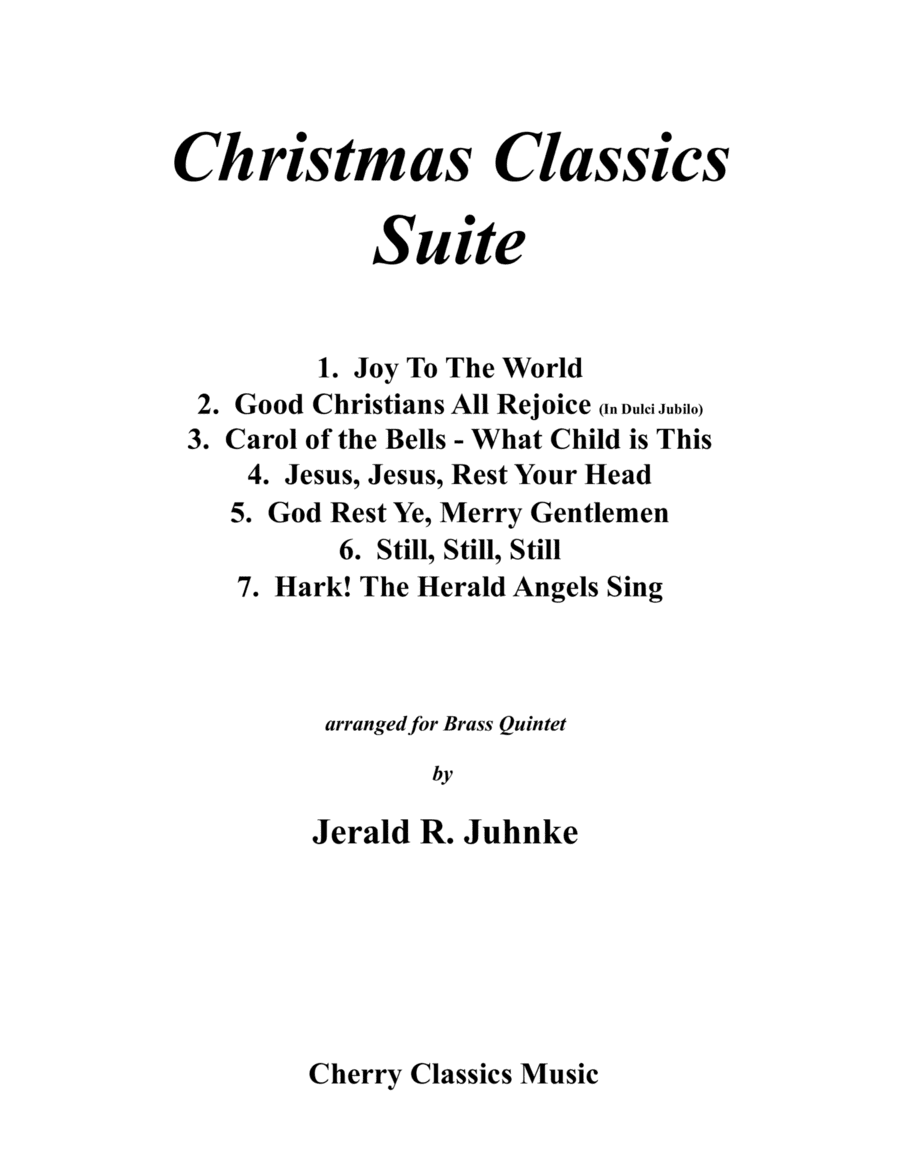 Christmas Classics Suite for Brass Quintet (arr. Jerald Juhnke)