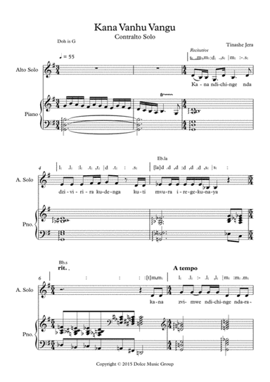 Kana Vanhu Vangu - Alto Solo