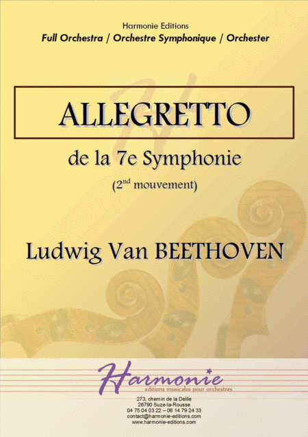 Allegretto (second movement) from the symphony n°7 - Ludwig Van BEETHOVEN (arr. Marc GARETTO)