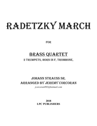 Radetzky March for Brass Quartet (arr. Jeremy Corcoran)