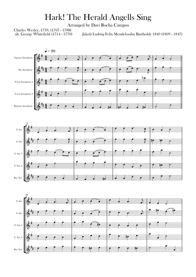 Hark! The Herald Angells Sing (arr. Davi Rocha Campos)
