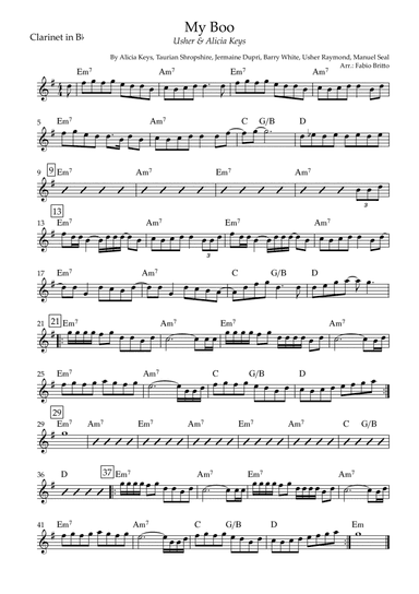 My Boo (arr. Fabio Britto)