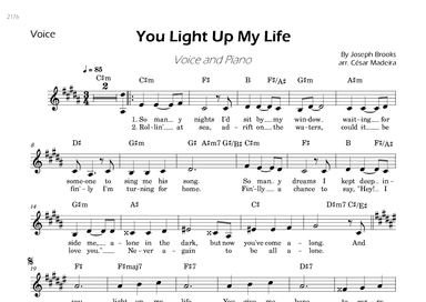 You Light Up My Life (arr. César Madeira)