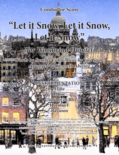 Let It Snow! Let It Snow! Let It Snow! (arr. Kenneth Abeling)