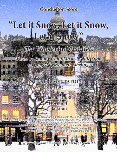 Let It Snow! Let It Snow! Let It Snow! (arr. Kenneth Abeling)
