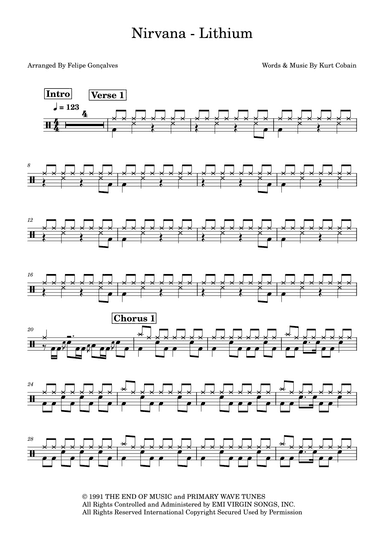Lithium (arr. Felipe Gonçalves)