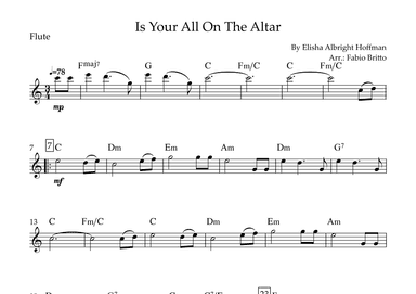 Is Your All On The Altar? (arr. Fabio Britto)