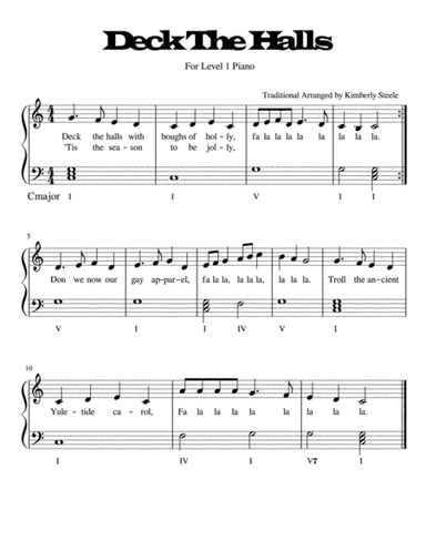 Deck The Halls (arr. Kimberly Steele)