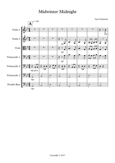 Midwinter Midnight - Full String Ensemble