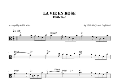 La Vie En Rose (arr. Valdir Maia)