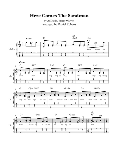 Here Comes The Sandman (arr. Daniel Roberts)
