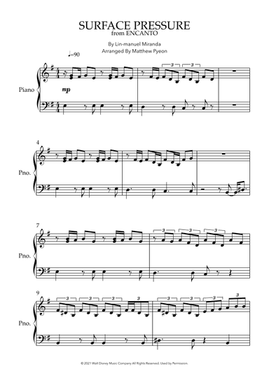 Surface Pressure (arr. Matthew pyeon)