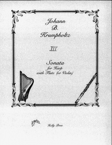 Sonata No. 3 for Harp and Flute (or Violin) (arr. Holly Avesian)